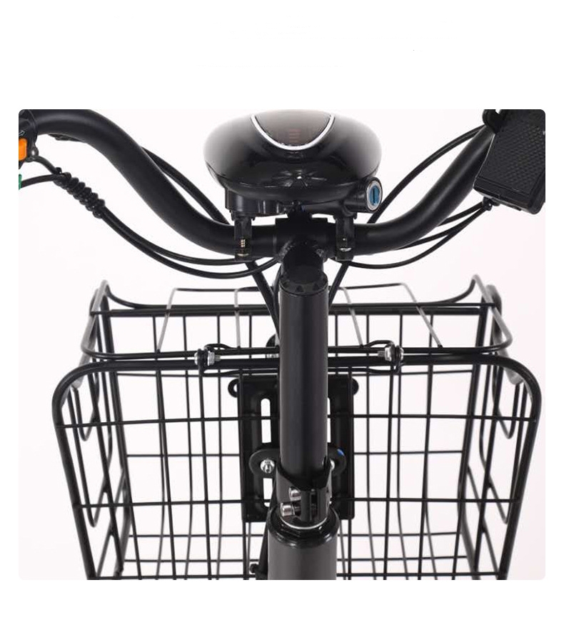 350W Electric City Bike 48V 10Ah Lithium Battery Step Through Full Suspension Ebike
