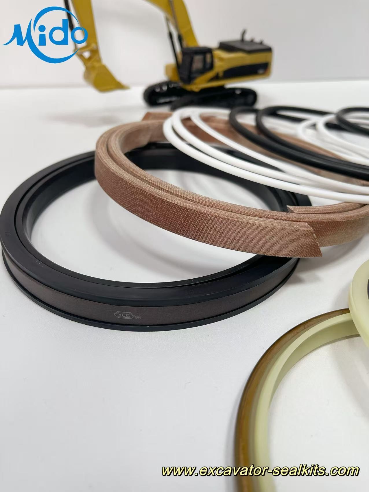 Must-Stock! Part Numbers 707-99-72380 Compatible With Komatsu PC1250-7 Excavators – Engineered For Ultra-Durable Large Excavator bucket Cylinder Seal