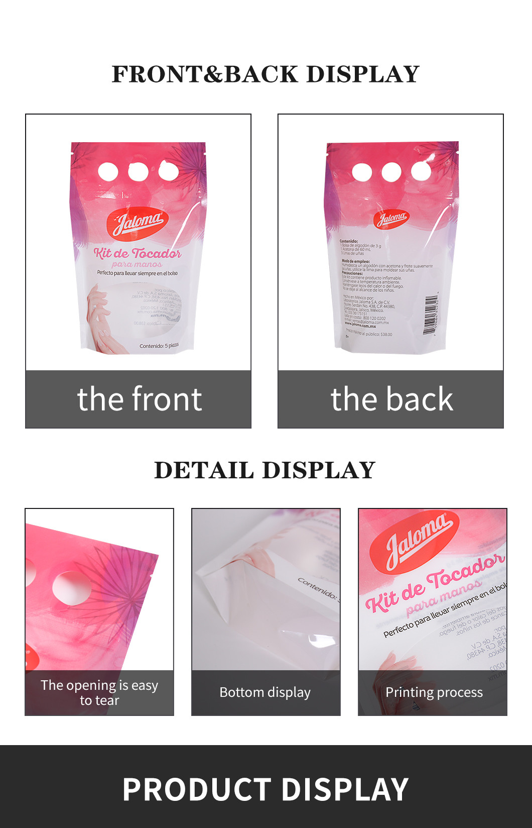 Bakery Packaging Transparent Bread Bag Pita Bread Plastic Bag