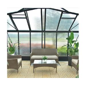 Quality Large 10m Insulated Aluminium Profile Greenhouse 0.9mm Metal Frame Greenhouses wholesale