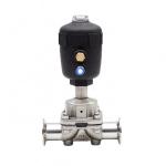 Sanitary Stainless Steel 304 316L Pneumatic Clamp Diaphragm Valve ISO9001