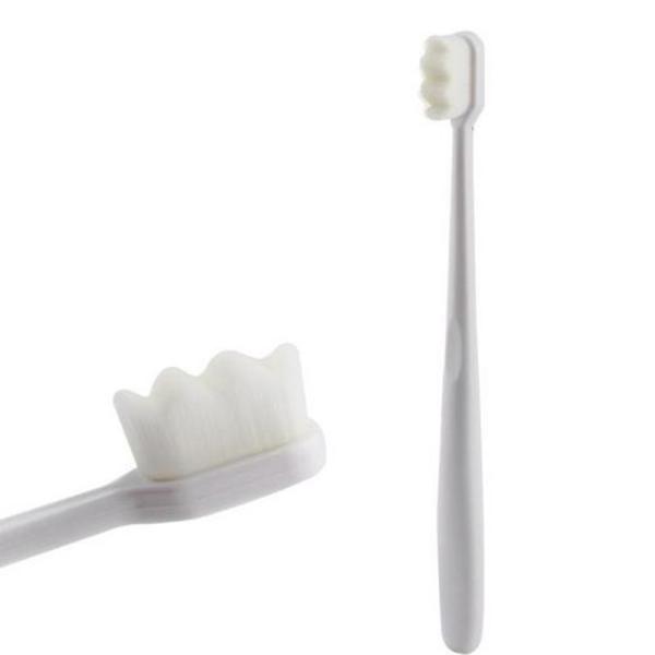 Toothbrush Ultra-fine Soft Hair Wave Nano Brush Eco Friendly Portable Travel