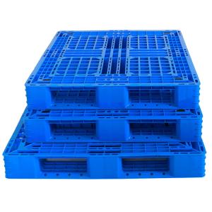 Quality Euro Warehouse Forklift Racking HDPE Plastic Pallet 4 Way Entry Heavy Duty wholesale