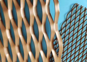 China Suspended Ceiling Decorative Expanded Metal Wire Mesh Screen Anodized Aluminum on sale