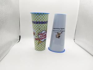 Quality Custom Shape Food Grade 3D Lenticular Cup High Resistant To Grease wholesale