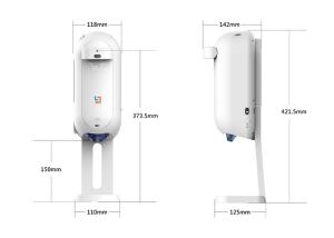 ABS 1100ml Touchless Soap Dispenser with thermometer LIEN L5 Plus