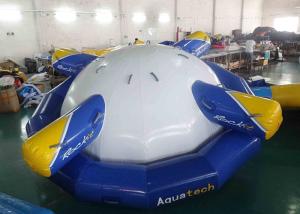 Quality 4 - 6 Person Water Inflatable Rotating Top Inflatable Water Gyro , Planet Saturn wholesale
