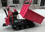 Narrow Roadbed 1000kg 2200rpm Rubber Track Carriers
