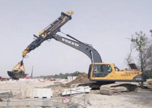 Quality 1600kg Mini Excavator Long Reach Attachment Clamshell Excavator Telescopic Boom wholesale