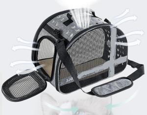 Quality Mobile Cat Puppy Soft Sided Pet Carrier Airline Approved Backpack 19x13x9 20x16x8.5 21 Inch wholesale