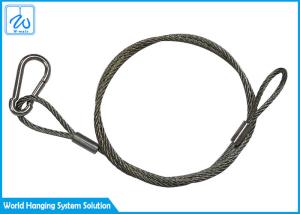 Quality Galvanized Stainless Steel 3mm Wire Rope Sling Safety Cable For Light Fixtures wholesale