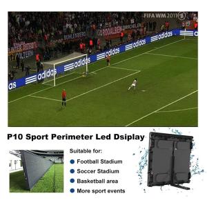 Quality Football Stadium Perimeter Die Casting P10 Outdoor Big Screen wholesale