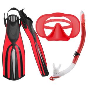 Quality Sportswear Snorkel Mask Set Diving Fins Flipper Gear Set For Scuba Diving wholesale