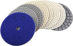 Quality 3&quot; Dry Concrete Polishing Tools Stone Polishing Pads Set wholesale