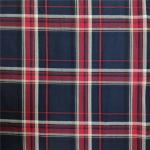 110-115gsm Yarn Dyed Fabric Red Black And Navy Color For Casual Shirts