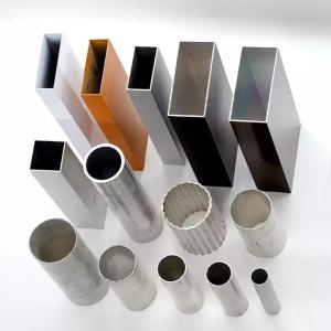 Quality 6000 Series Anodizing Aluminum Pipe Tube Rectangular Square Round Aluminium Pipe wholesale