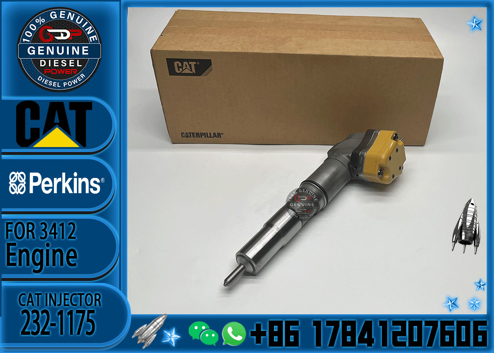 Fuel Injector 174-7526 232-1183 232-1171 232-1175 20R0758 232-1173 232-1168 174-7528 for Caterpillar 3412E 3408E Engine