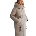 FODARLLOY Winter puffer jacket ladies warm hooded cotton-padded clothes slim