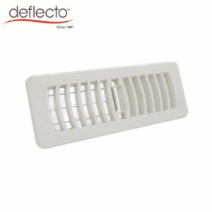 Quality 4'' X 10'' Plastic Air Vents / Adjustable Plastic Air Registers White Air Outlet wholesale