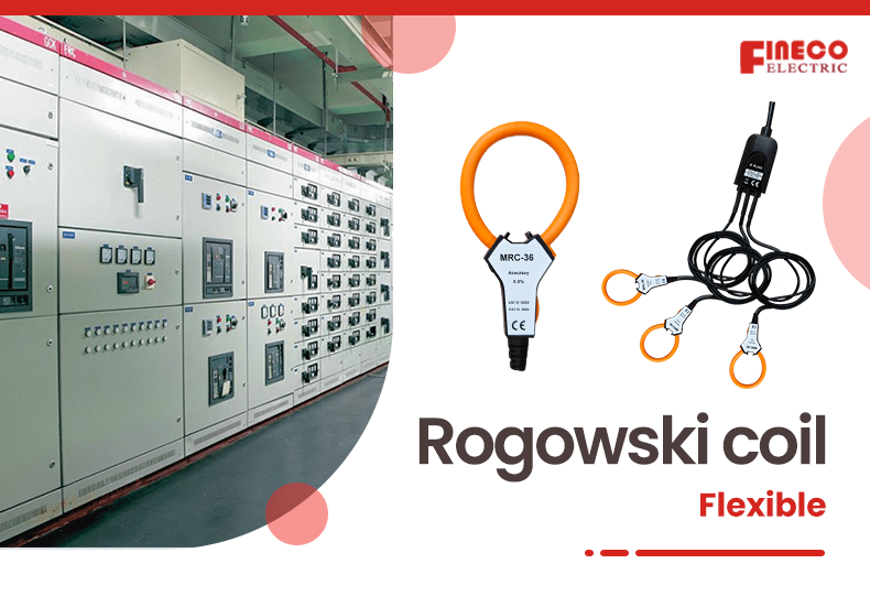 6mm Coil Section AC Flexible Rogowski Current Transformer for Measuring up to 100kA