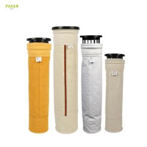 Quality Nomex Needle Felt P84 PTFE Polyester Asphalt Mixing Plant Aramid Filter Bags wholesale