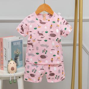 Quality 12 Months Childrens Summer Pyjamas / Mushroom Print Pyjamas 80cm Height 50cm Bust wholesale