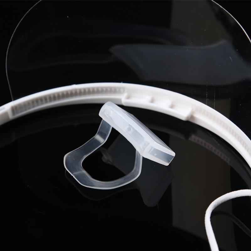 Lightweight Droplets Prevention Transparent Plastic Face Mask