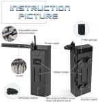280GPH Aquarium Water Filter For 10 Gallon Tank