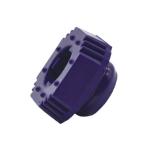 Purple Silicone Stopper 13mm 16mm Test Tube Stopper With Hole