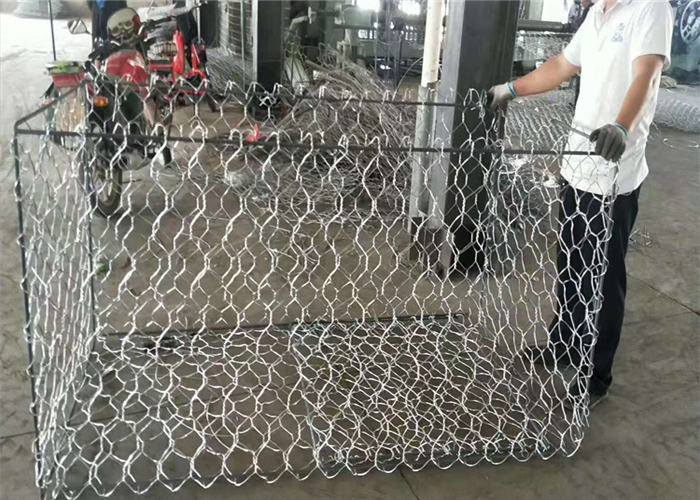 5mm 3.4mm Wire Hexagonal Wire Mesh For Retaining Wall