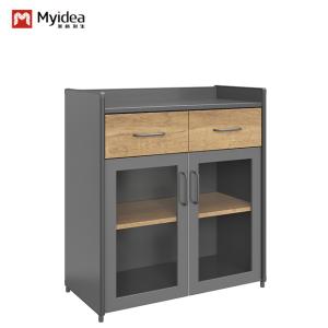 Quality Compact Loft Industrial Style Boss Office Tea Water Cabinet Support customization Reception Area Simple Modern Cabinet wholesale