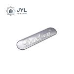 Matte Metal Sticker Labels , Anodised Aluminium Labels 0.5mm Thick