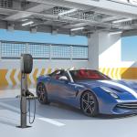 Smart 32A 3P Electric Car Charging Station 380V CE ROHS FCC APP WIFI Optional