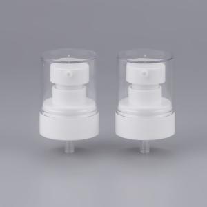 Quality Convenient And Efficient Round Plastic Lotion Dispensing Pump 2.5cc Discharge Rate wholesale