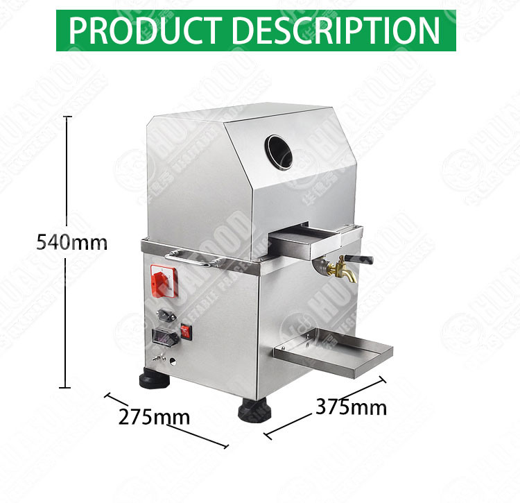 Wholesale Price Food Grade Stainless Steel Cane Juicer Machine Sugarcane Commercial Juicer Machine