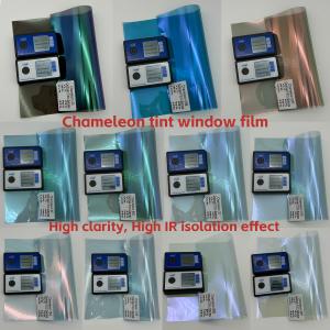 Quality NASDIO Chameleon Window Film 80% Sakura Pink High Security Shatter Resistant wholesale