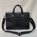 Authentic Crocodile Skin Businessmen Laptop Briefcase Genuine Alligator Leather