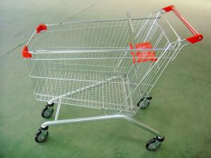 Quality Large Scale Shopping Malls / Supermarket Shopping Carts Trolleys With Baby Seat wholesale