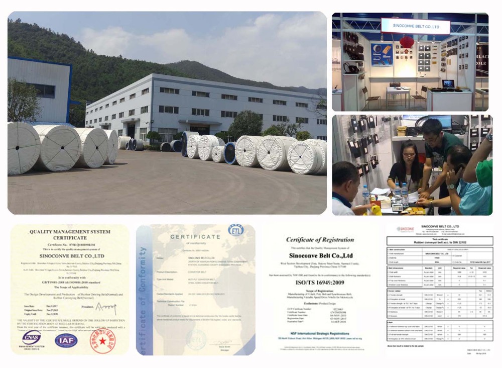 Polyester Rubber Conveyor Belt for Stone Crusher Heat Resistant Material and 100 kg Weight