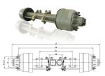 Semi-Trailer Axle Replacement Fuwa Trailer Axle Parts