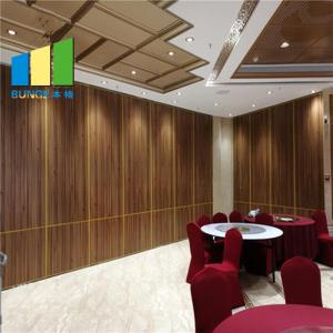Quality Interior Temporary Sound Proof Partition Wooden Folding Door Partition For Classroom wholesale