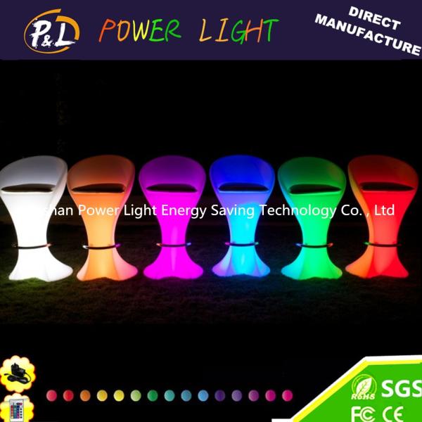 Illuminated rechargeable LED bar counter