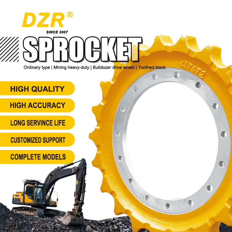 D6D D6H D6R D6T Excavator Sprocket Segment 1730946 Construction Machinery For Undercarriage Parts