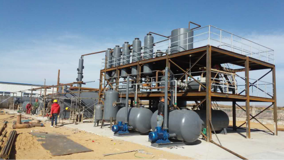 Energy Mining Oil Purifier Newly Produced Waste Plastic Tire to Diesel Refinery Plant