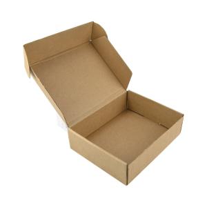 China CMYK Kraft Paper Corrugated Mailer Box Shopping Shoes Box Custom Logo on sale