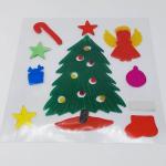 Xmas Day Gel Stickers Window Sticker Jelly Sticker Spring Gel Clings Christmas