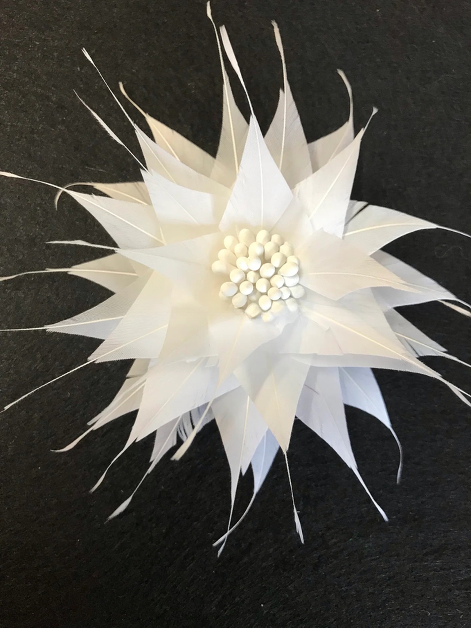 Shipping DHL UPS FEDEX EMS TNT Goose Feather Flower Mount with Wire Accessory