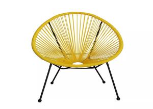 Quality Steel Wicker Rope Rattan Acapulco Chair Outdoor Patio Garden Table And Chair Set wholesale