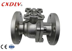 Quality CF3M ANSI150 Stainless Steel Ball Valve 2 Pieces Full Port with ISO5211 TOP wholesale