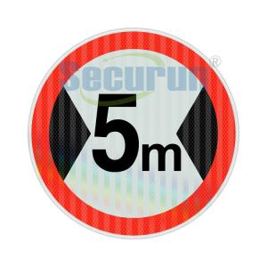 Quality EGP Reflective Restriction Width Limit Road Sign Customized 600mm wholesale
